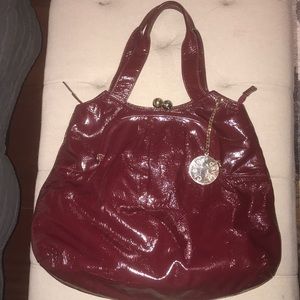 Charles David patent leather bag